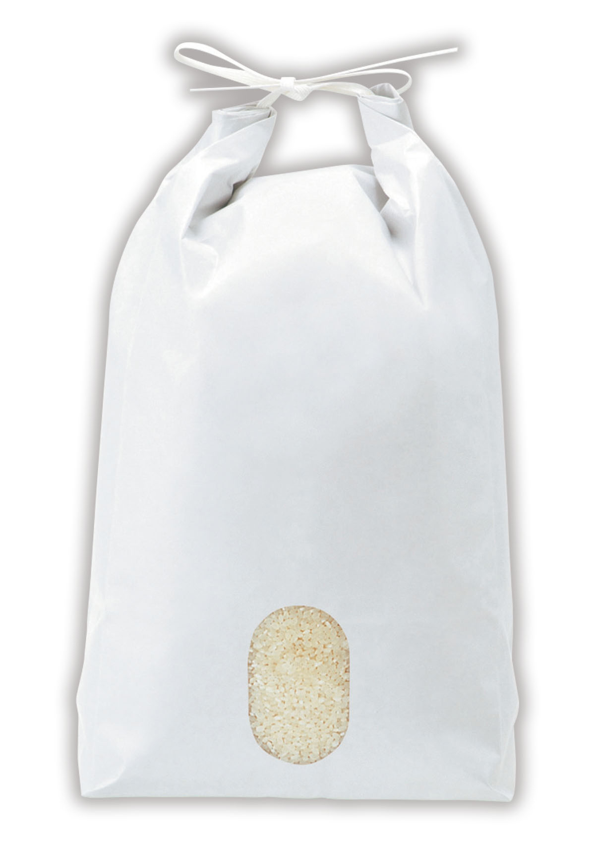 当店限定販売】 米袋 2kg用 ミルキークイーン 100枚セット KHP-501 白保湿タイプ フラワー