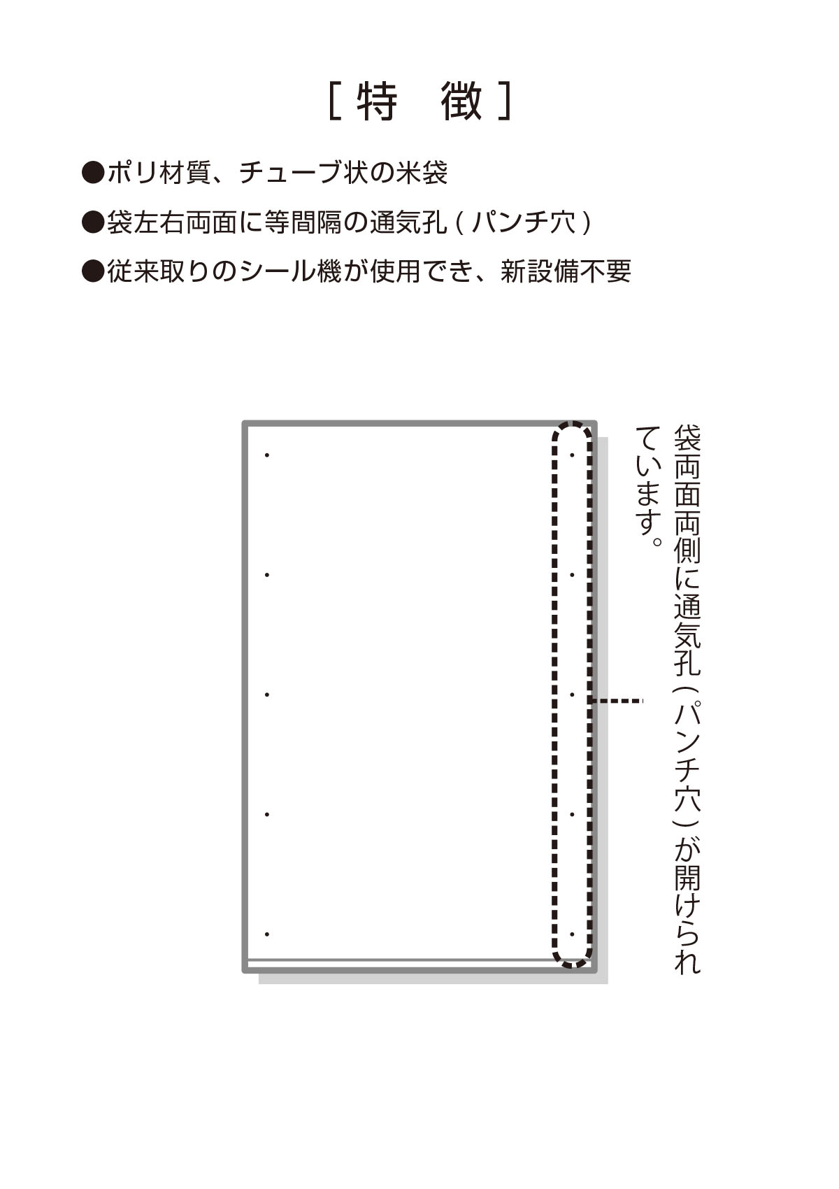 米袋 ラミ フレブレス もち米 うさぎ 1.5kg用 1ケース(500枚入) MN